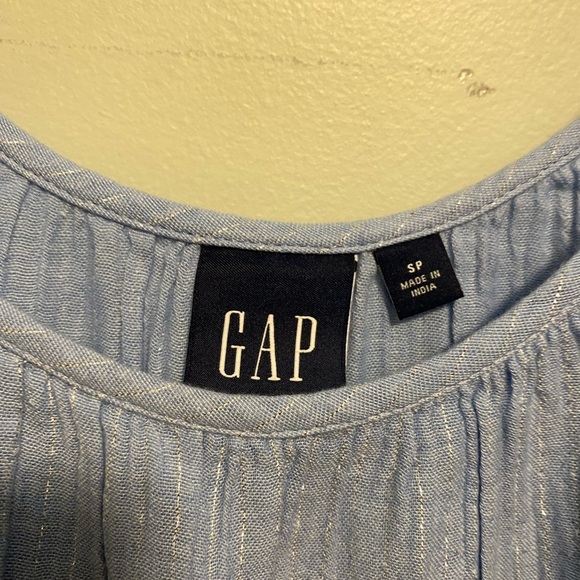 GAP Light Blue off the shoulder dress - Small - cotton blend - Picture 2 of 9